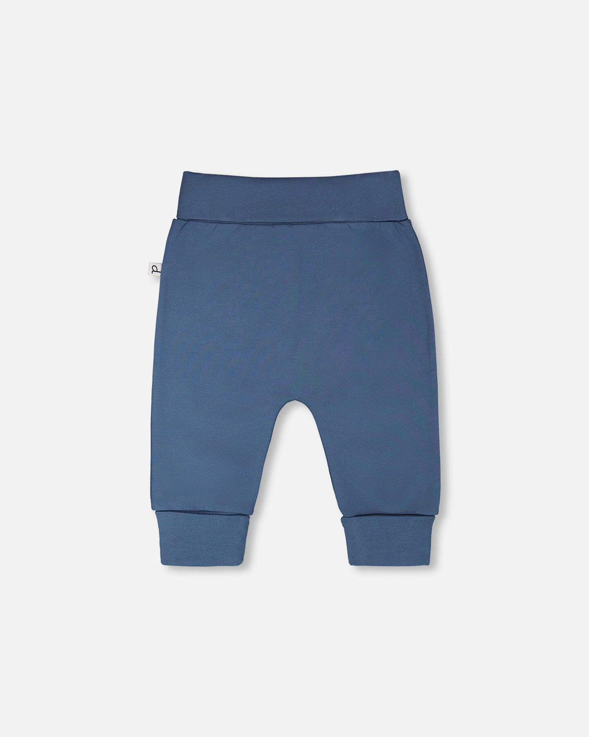 Organic Cotton Jersey Evolutive Pants Medium Blue-1
