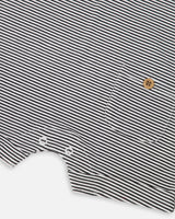 Cotton Jersey Romper Black And Off White Stripes-3