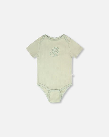 Evolutive Jersey Onesie Sage Green-1