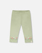 Organic Cotton Jersey Capri Light Khaki Green-0