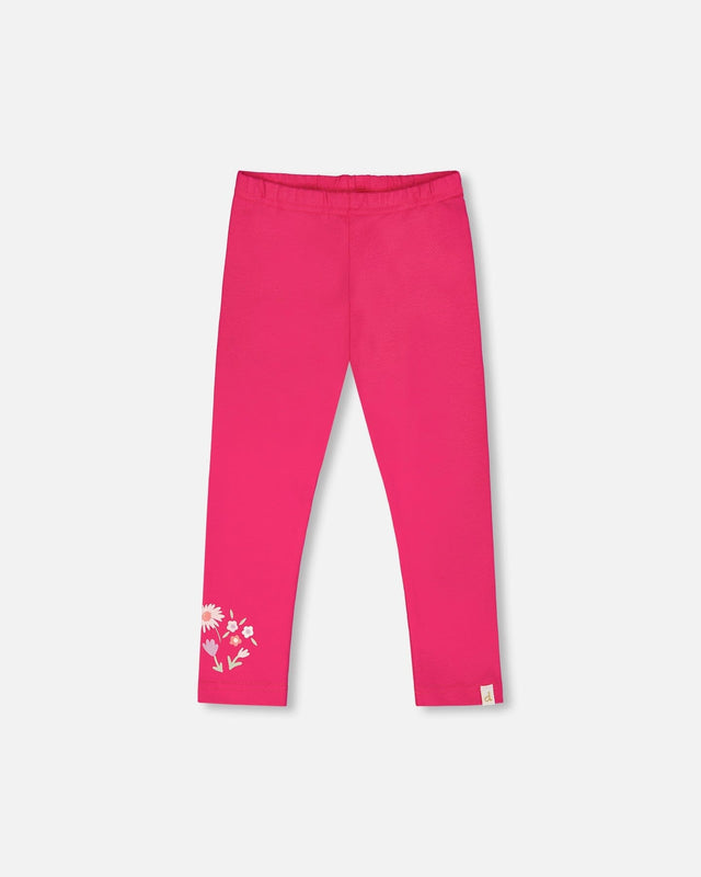 Organic Cotton Jersey Legging Pink-0