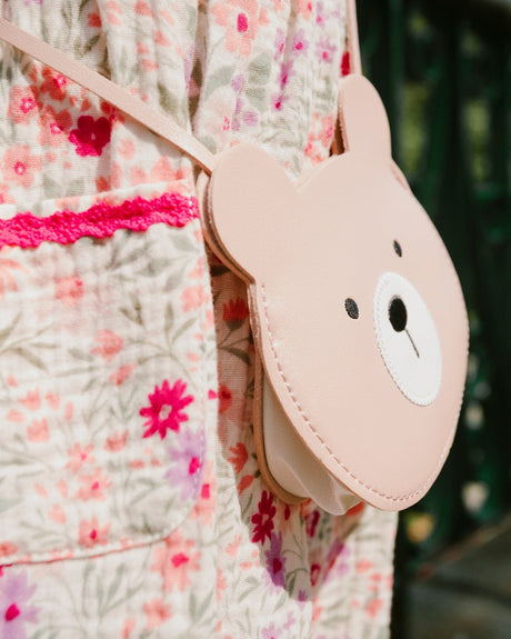 Teddy Bear Bag Dusty Pink-1
