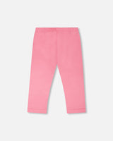 Organic Cotton Jersey Capri Pink-2