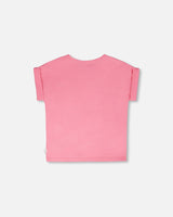 Organic Cotton Jersey T-Shirt Pink-2
