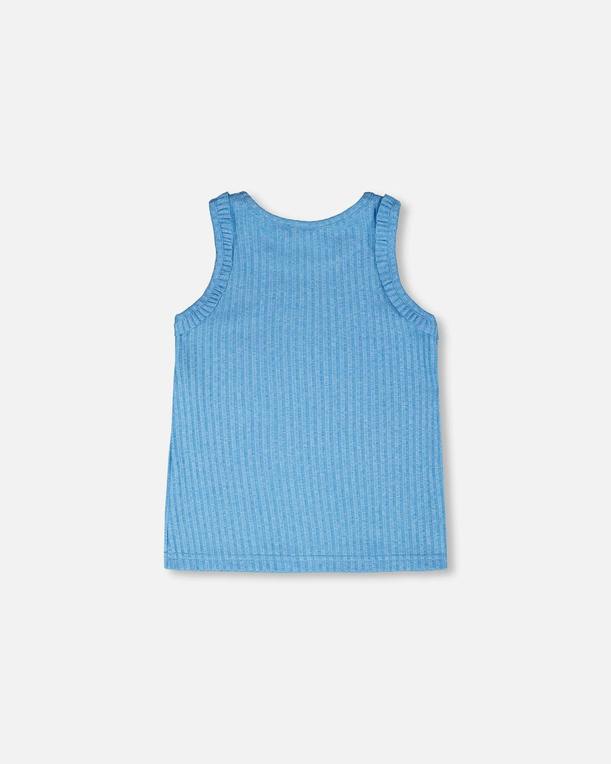 Rib Tank Top Blue-4