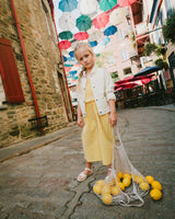Capri Jumpsuit With Smocking Yellow Gingham-1