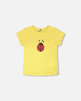 Organic Cotton Jersey T-Shirt Yellow-0