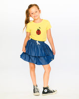 Organic Cotton Jersey T-Shirt Yellow-1