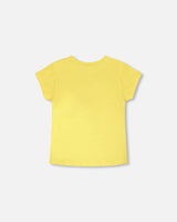 Organic Cotton Jersey T-Shirt Yellow-2