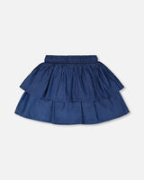 Blue Chambray Skort-2