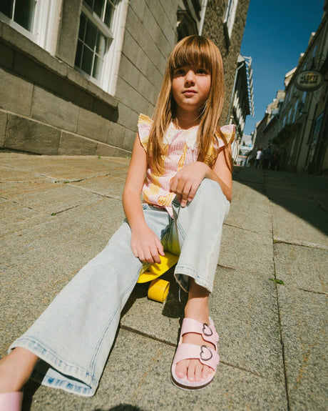 Wide Leg Light Blue Denim Jeans-1