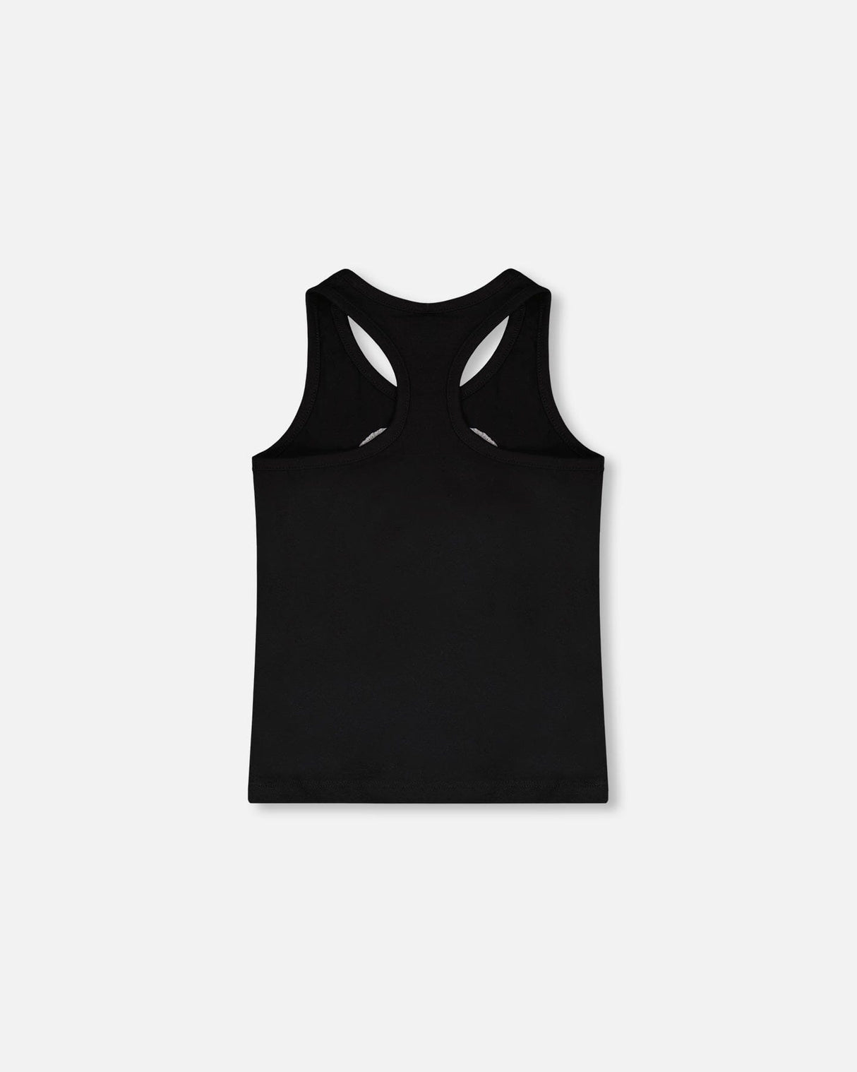 Organic Cotton Jersey Tank Top Black-2