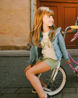 Organic Cotton Jersey Shorts Sage Green-1