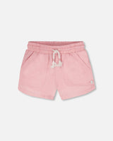 Organic Cotton Jersey Shorts Dusty Pink-0