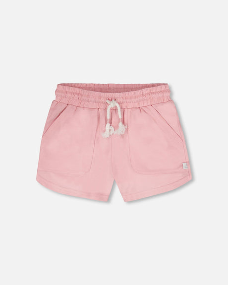 Organic Cotton Jersey Shorts Dusty Pink-0
