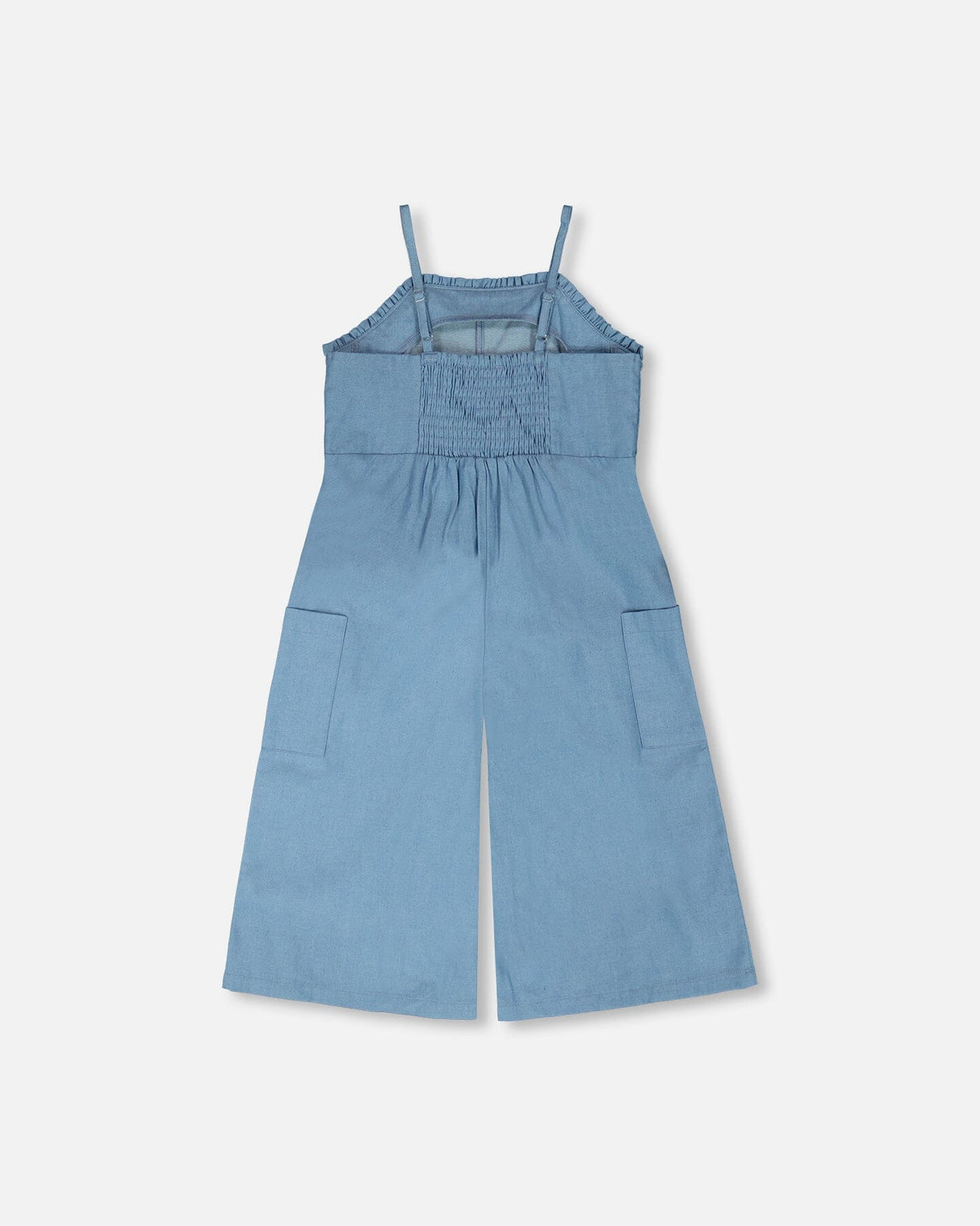 Light Blue Chambray Jumpsuit-3