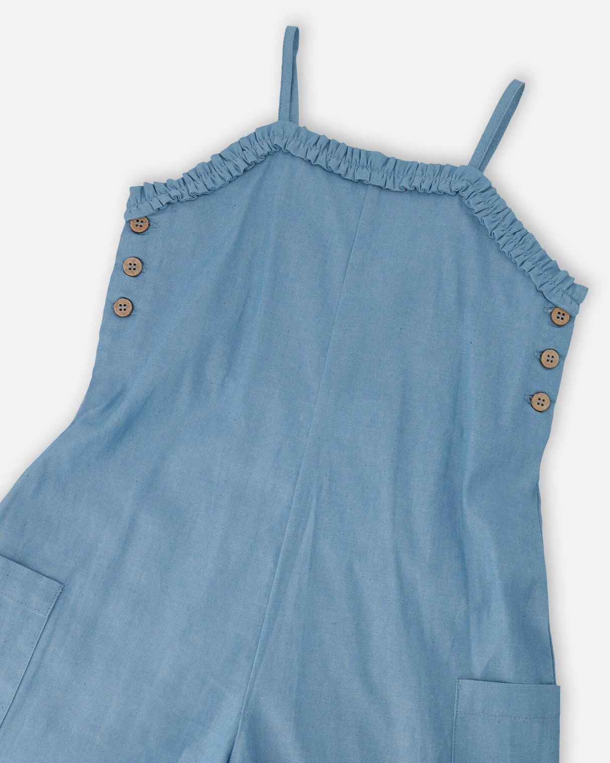 Light Blue Chambray Jumpsuit-4