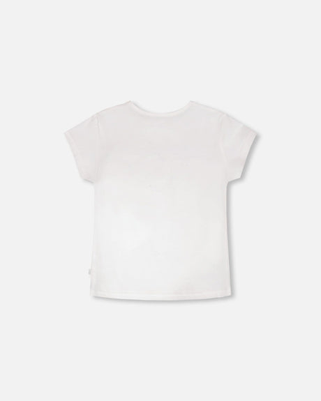 Organic Cotton Jersey T-Shirt Off-White-3