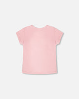 Organic Cotton Jersey T-Shirt Dusty Pink-2
