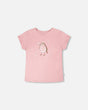 Organic Cotton Jersey T-Shirt Dusty Pink-0