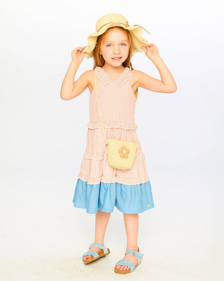 Flower Straw Hat Beige-2