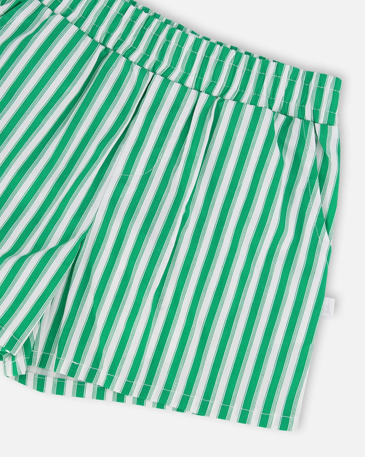 Striped Shorts Green-3