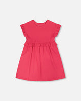Cotton Rib Dress Pink-0
