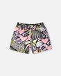 French Terry Shorts Black Multicolor-0