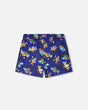Boardshorts Blue Truck Print-0