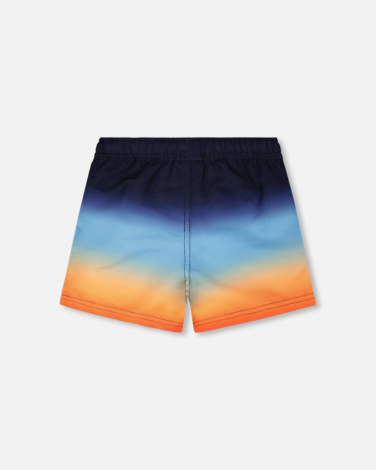 Swim Trunks Blue And Orange Gradient-3