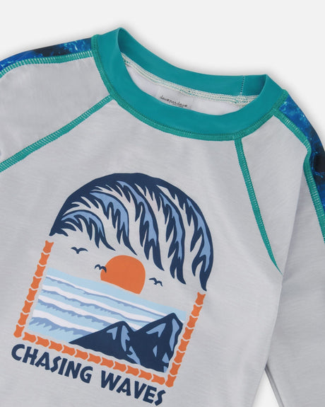 Long Sleeve Rashguard Pale Gray-0