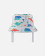 Recycled Polyester Beach Hat Blue Baby Dinosaur Print-0