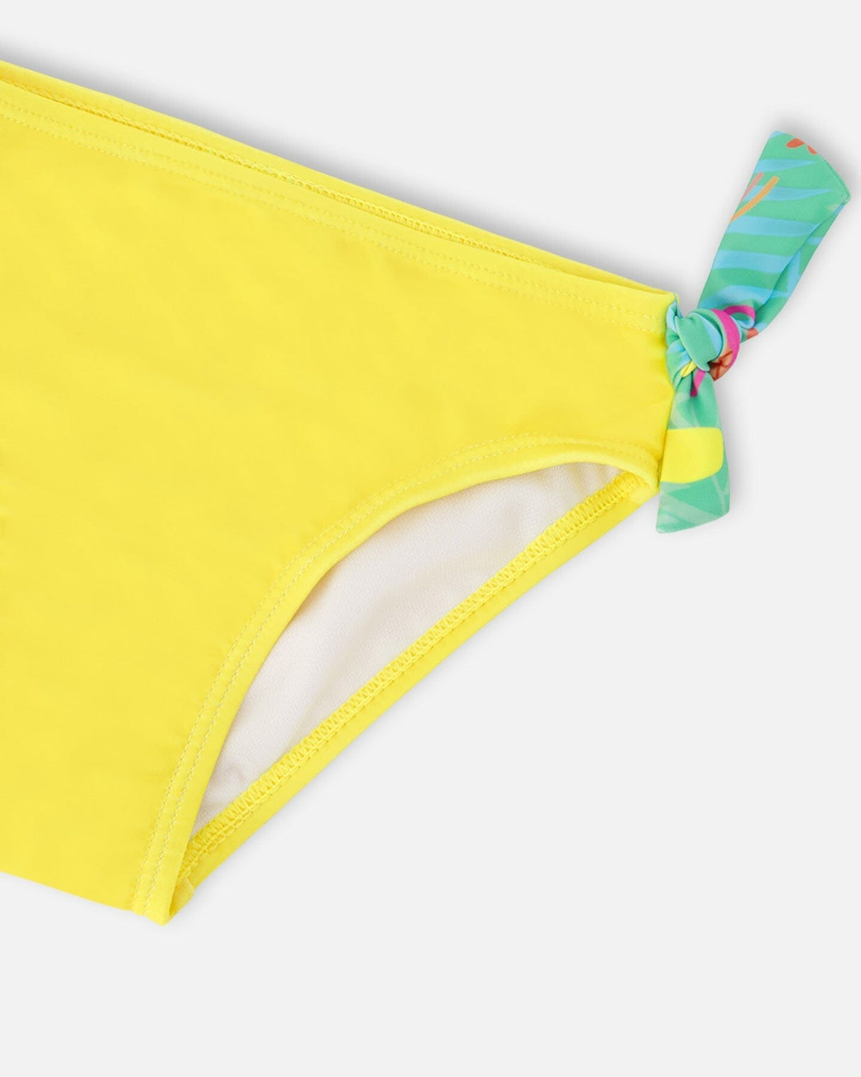 Two-Piece Swimsuit Green Beach Print-4