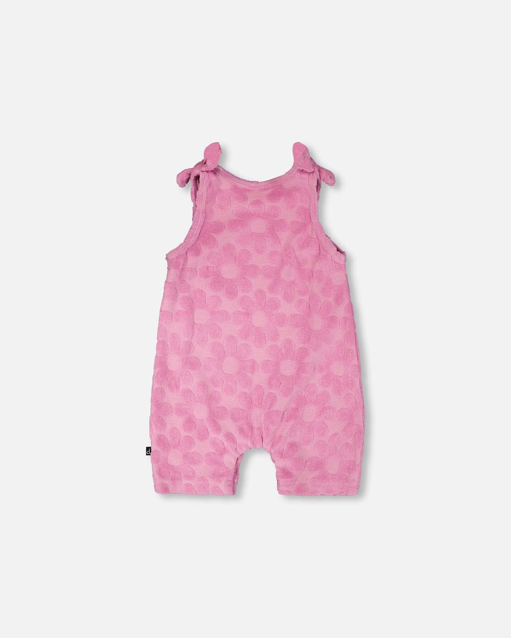 Terry Cloth Rompers Terry Cloth Romper With Bows Pink – Jenni Kidz