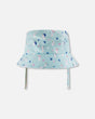Beach Hat Blue Seahorse Print-0
