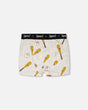 Organic Cotton Boxer Grey Mix Baseball Print-0