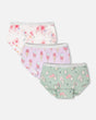 Boyshort Panties (Pack Of 3) Printed Organic Cotton-0