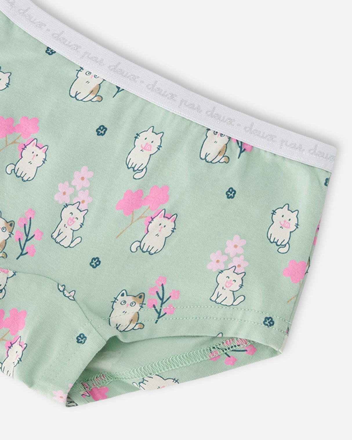 Boyshort Panties (Pack Of 3) Printed Organic Cotton-1