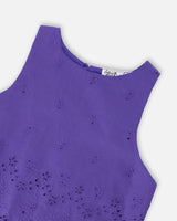 Sleeveless Top And Skirt Set Mauve-3