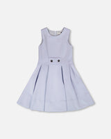 Sleeveless Neoprene Dress Lavender-0