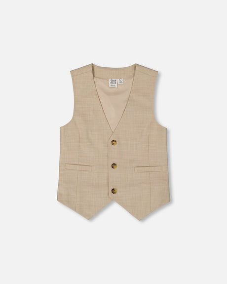 Elegant Vest Beige-0