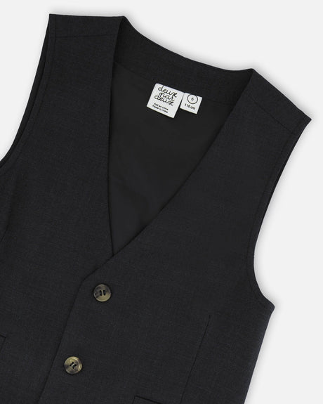 Elegant Vest Black-2