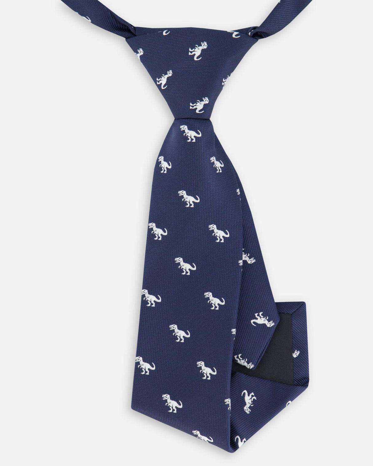 Neck Tie Blue Dino Print-2