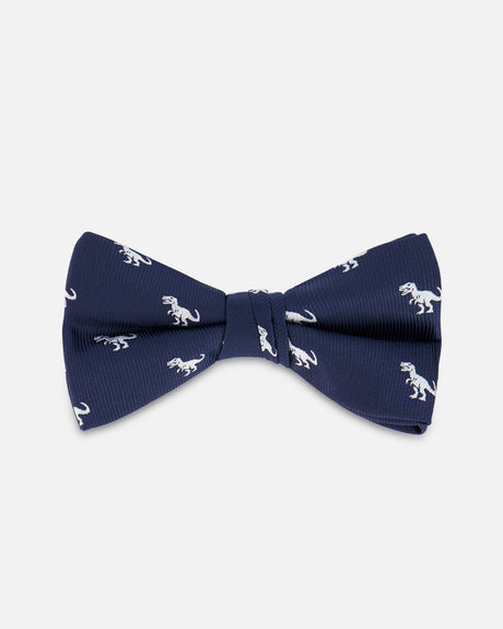 Bow Tie Blue Dino Print-0