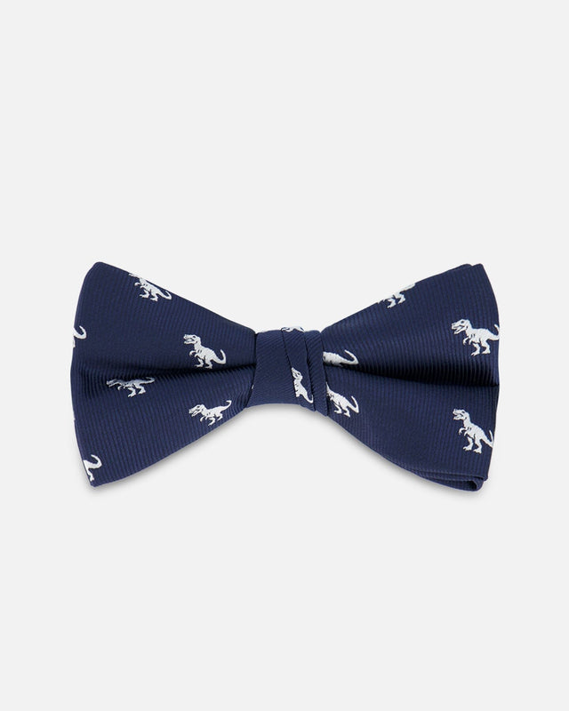 Bow Tie Blue Dino Print-0