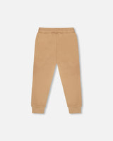 French Terry Sweatpants Beige-2