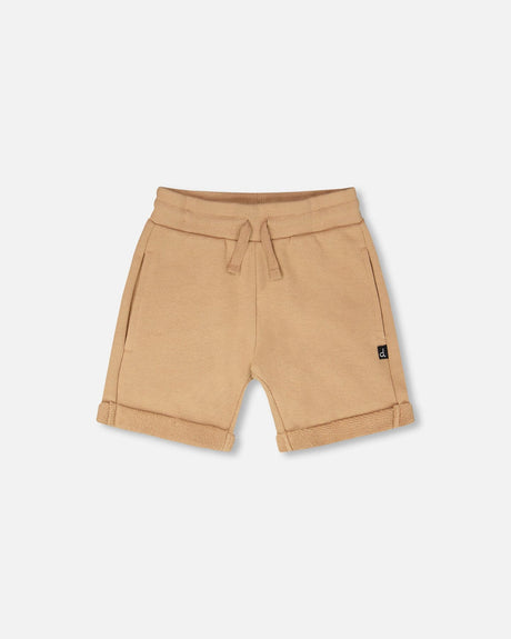 French Terry Shorts Beige-0