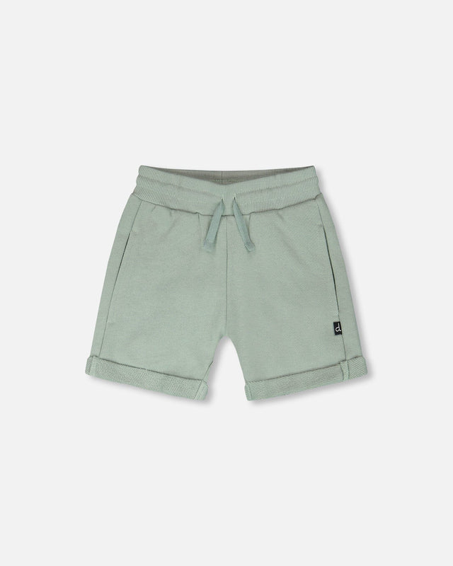 French Terry Shorts Mint Green-0