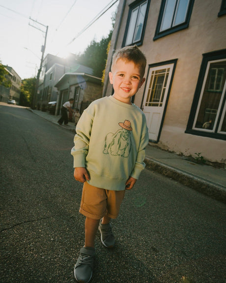 French Terry Sweatshirt Mint Green-1