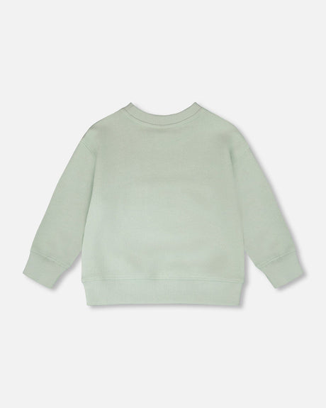 French Terry Sweatshirt Mint Green-2